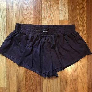 Plum banded shortie